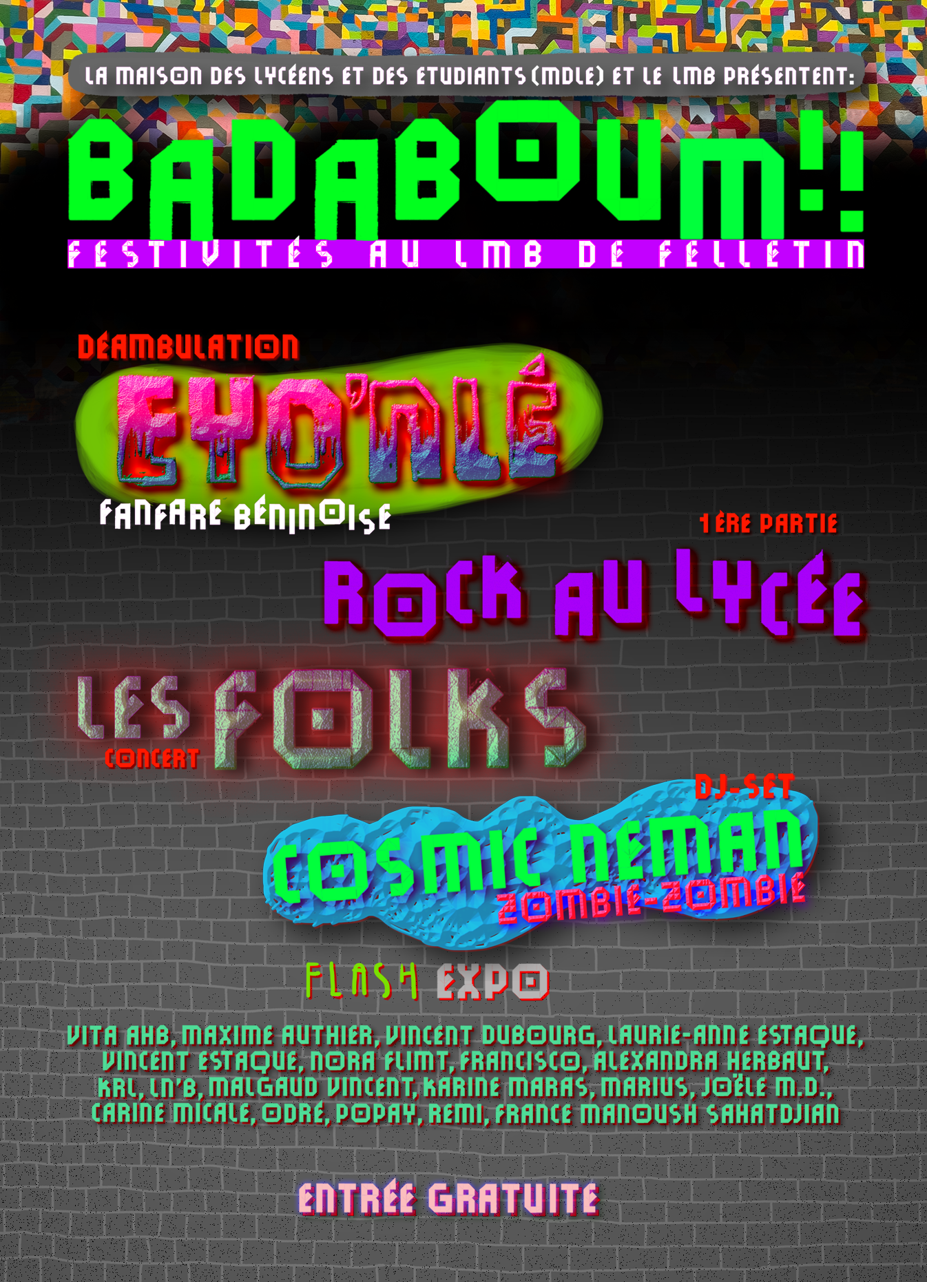 Soirée « BADABOUM »